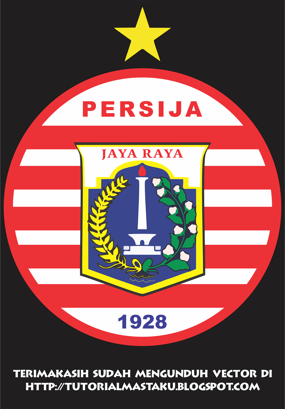 Download Vector Logo Persija Jakarta Gratis! - Tutorial Masta