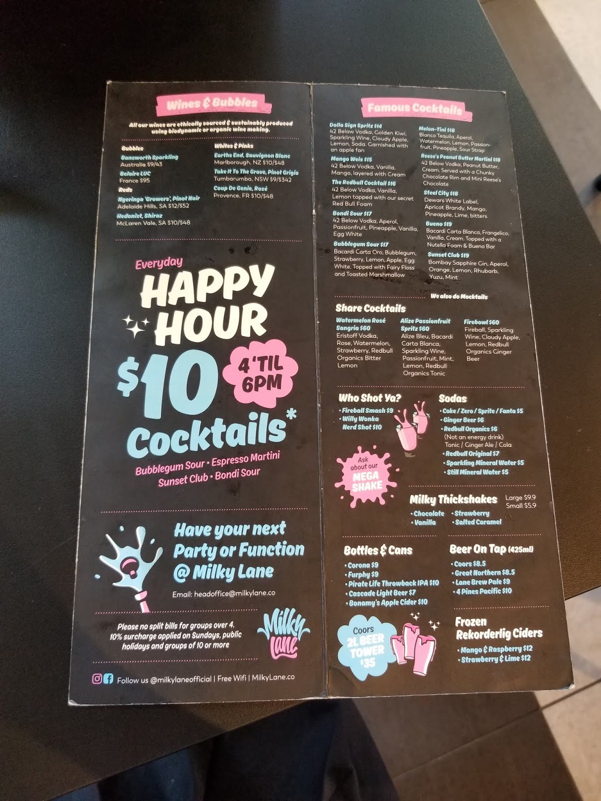 Milky Lane Menu South Africa 2023 South African Menus vrogue.co