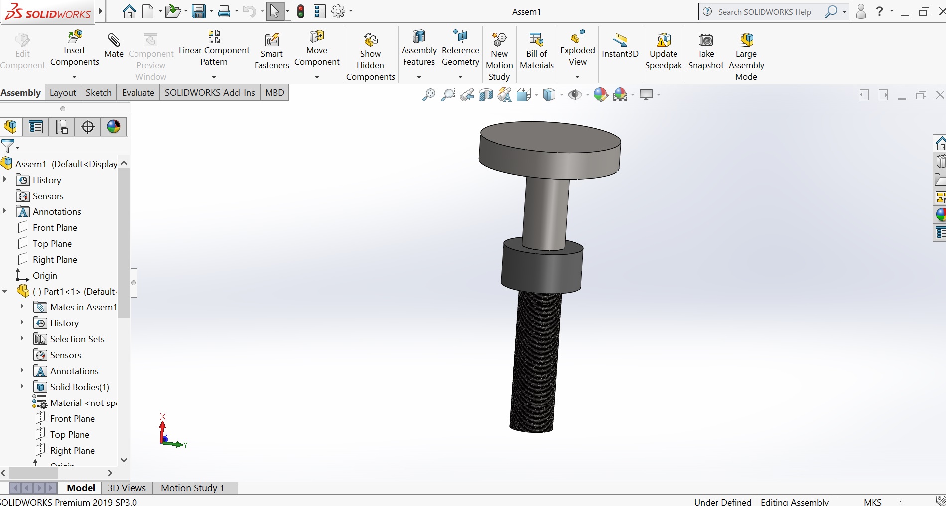 solidworks 2019 hollow shape