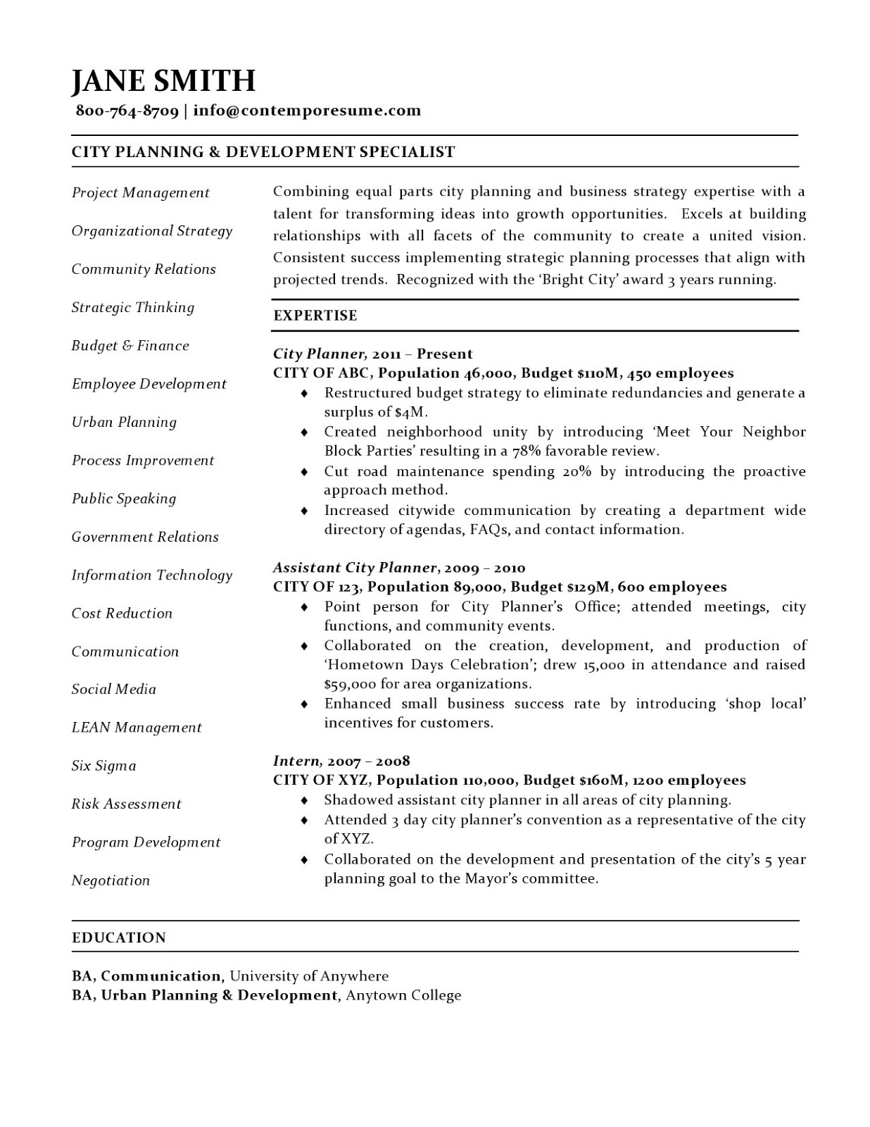 event planner resume examples resume templates community event planner