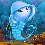 Play Games4King - G4K Newborn Jellyfish Escape Game 