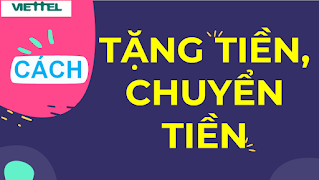 Tặng tiền Viettel, Chuyển tiền Viettel