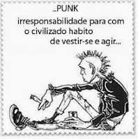 A cultura punk tem uma série de referências subversivas...