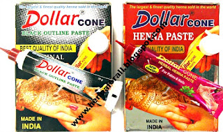 Dollar henna cone paste