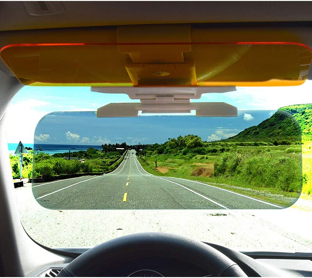 LILIONGTH Car Sun Visor Goggles 2 in 1 Day and Night Anti Glare Windshield Mirror Interior Kits LILIONGTH Car Sun Visor Goggles 2 in 1 Day and Night Anti Glare Windshield Mirror Interior Kits