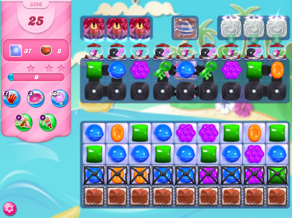 Candy Crush Saga level 3390 Candy Crush Saga level 3390