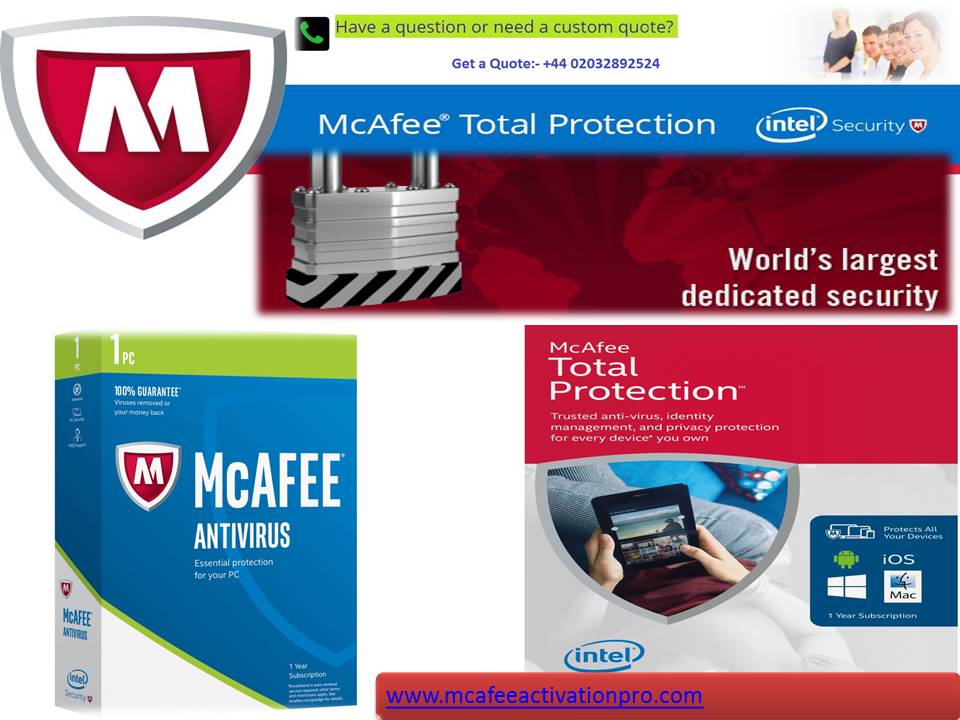 McAfee Antivirus Install & Activate