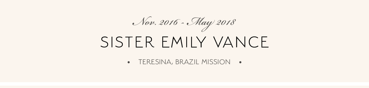 Sister Emily Vance