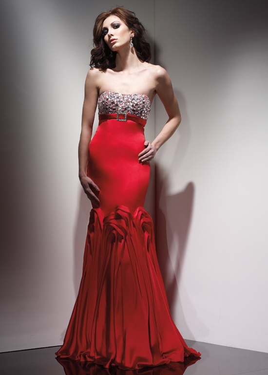 Bridal dresses: Red prom dress