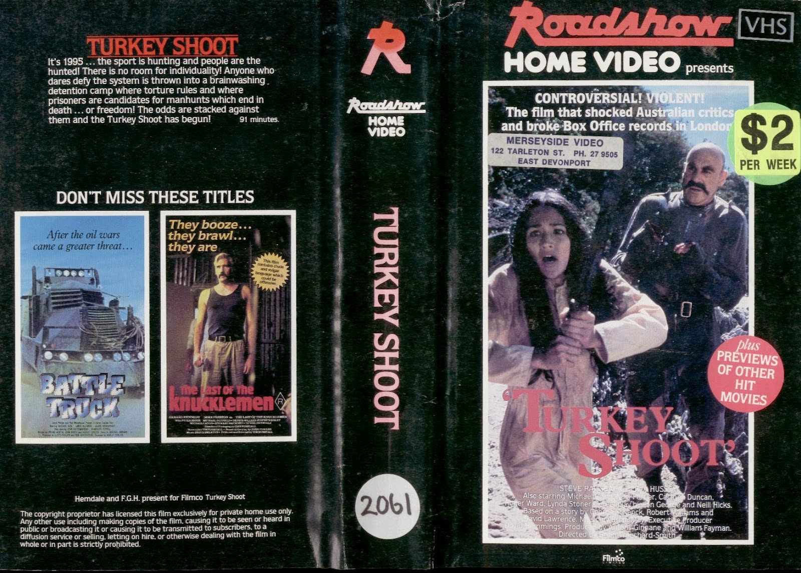 Australian VHS Covers: Roadshow Vhs Collection First Label