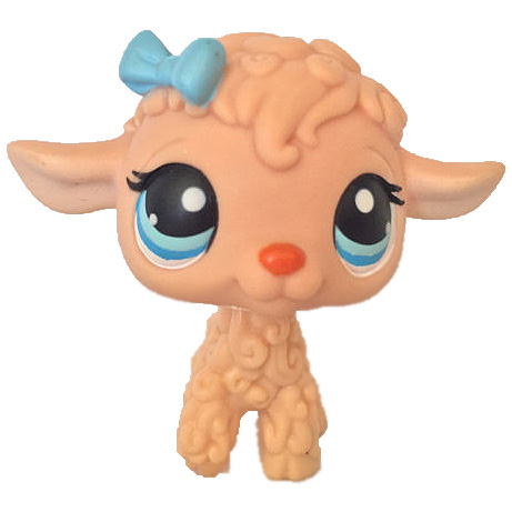 Details about   Littlest Pet Shop LPS Authentic 2101 Taupe Gray Tan Sheep Lamb On The Go 