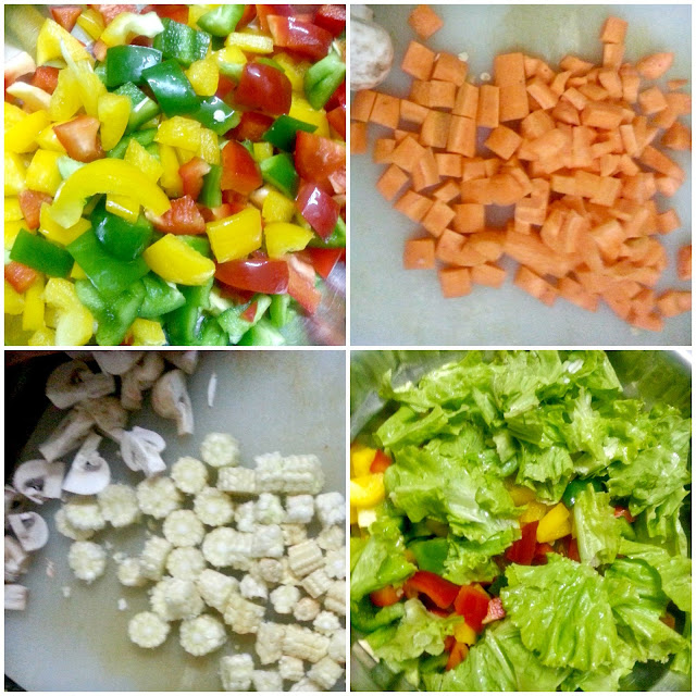 healthy vegetarian salad