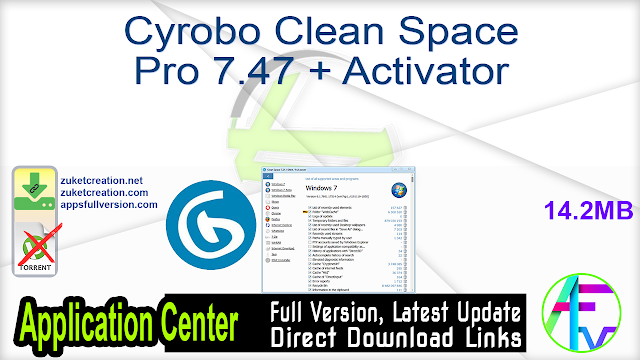 Cyrobo Clean Space Pro 7.47 + Activator Cyrobo Clean Space Pro 7.47 + Activator