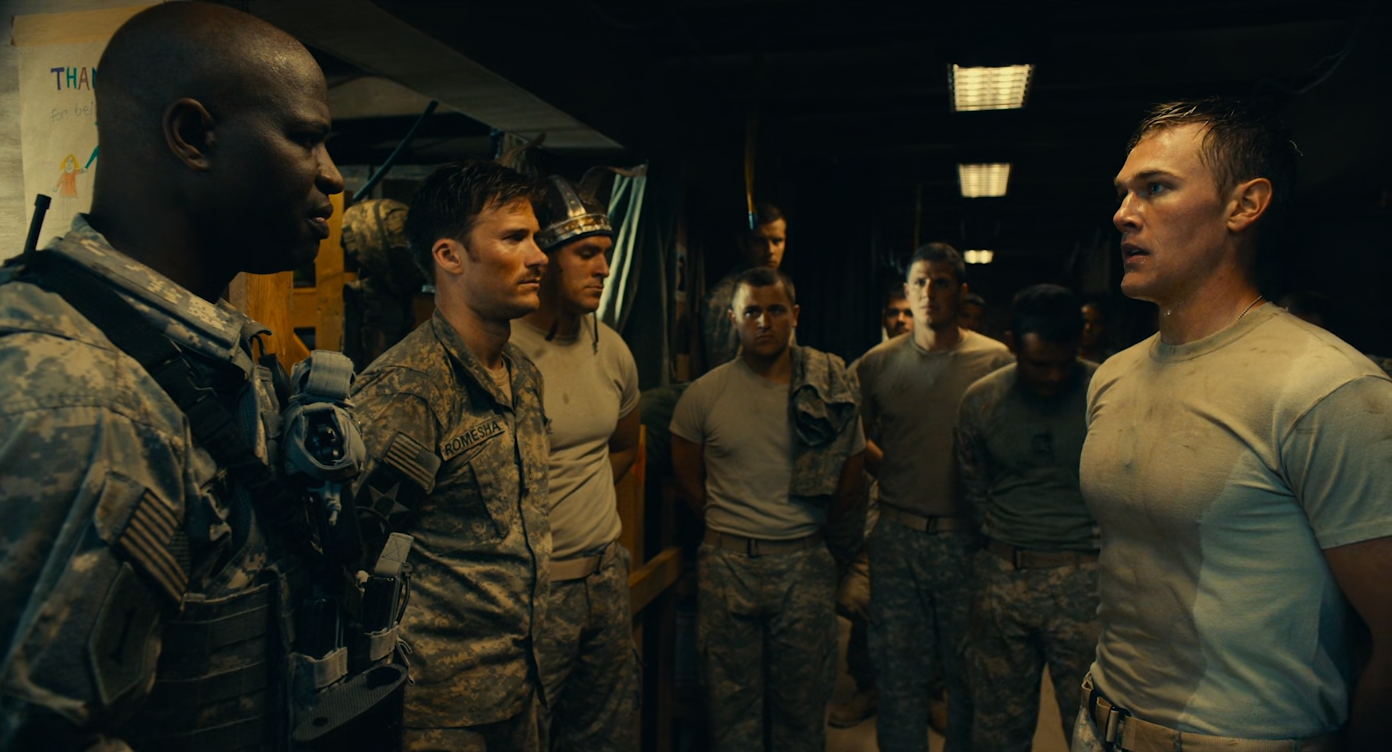 Jack Kesy, Chris Born, Jacob Scipio & Scott Eastwood in The Outpost