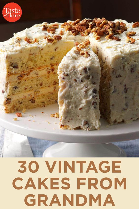 30 Vintage Cakes From Grandma