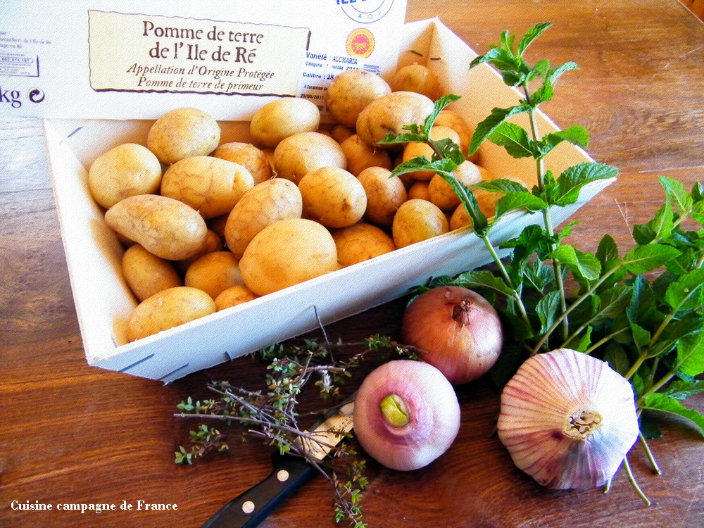 Cuisine et Campagne de France Les pommes de terre nouvelles de l'Ile de Ré Cuisine et Campagne de France Les pommes de terre nouvelles de l'Ile de Ré