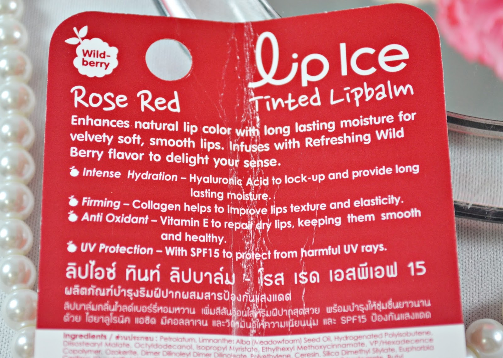 Lip Ice Tinted Lip Balm Baby Pink, Poppy Pink and Rose Red All About