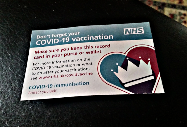 Covid vaccine card