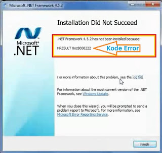 Cara Cepat Mengatasi .NET FrameWork 0xc8000222 Initialization Error Saat Install di windows 7 8 8.1 32bit 64bit