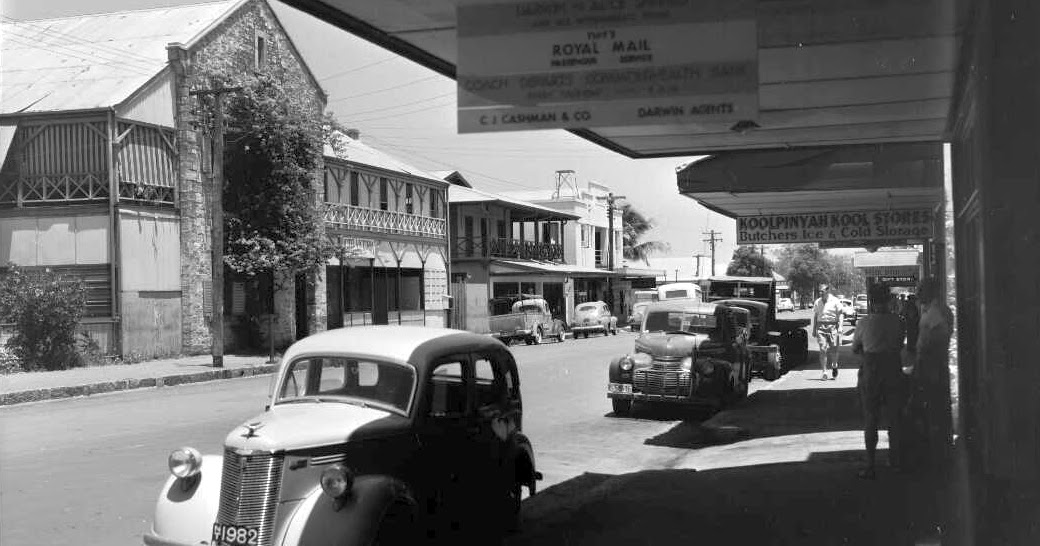 transpress nz cars in Darwin, Australia, October 1949