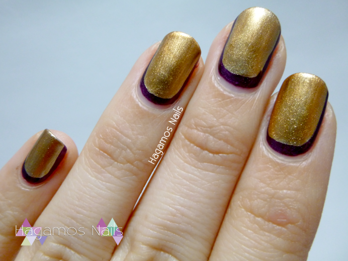 Nail art Ruffian para Nochevieja. Hagamos Nails
