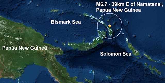 A magnitude 6.7 rocks Namatanai, Papua New Guinea  Untitled