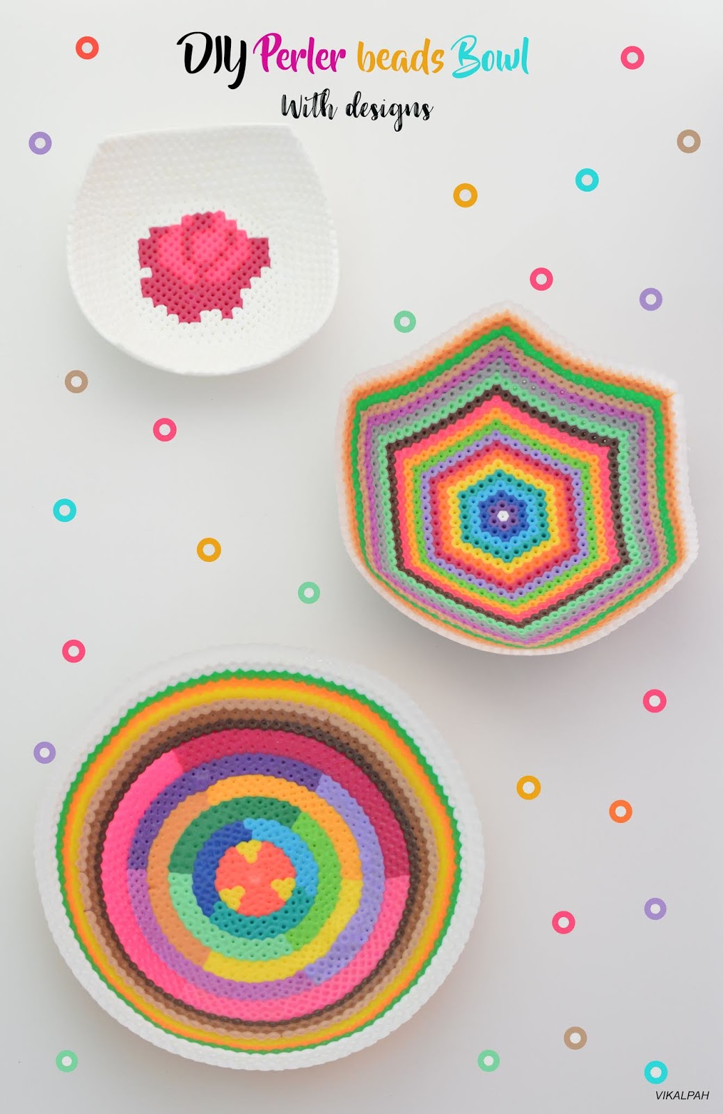 Vikalpah: DIY perler beads bowl with designs