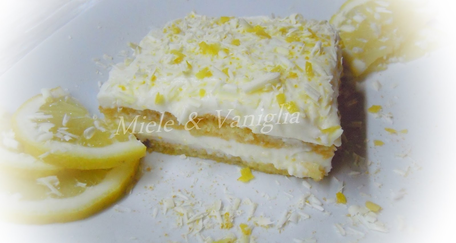 Mieleevaniglia Tiramisu Al Limone E Cioccolato Bianco