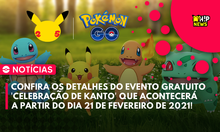 ◓ Pokémon GO: Saiba tudo que vai rolar no 'Evento de Celebração
