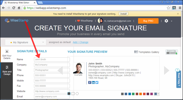 Nia Haryanto S Blog Membuat Signature Email Yang Lebih