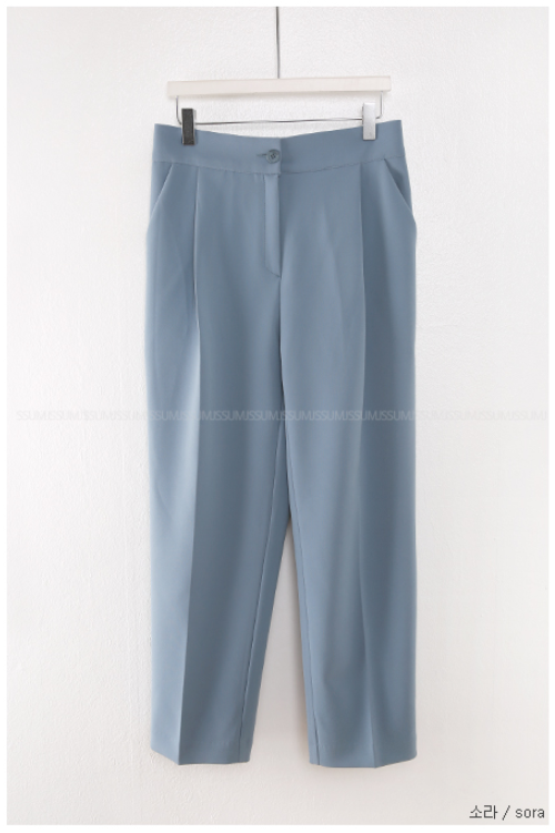  Semi-Garterized Waist Side Pocket Pants