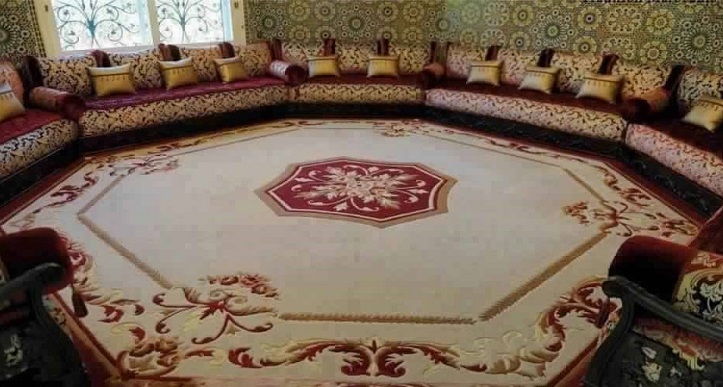 Salon Maroc Decoration Tapis Marocain Pour Salon Moderne 2019