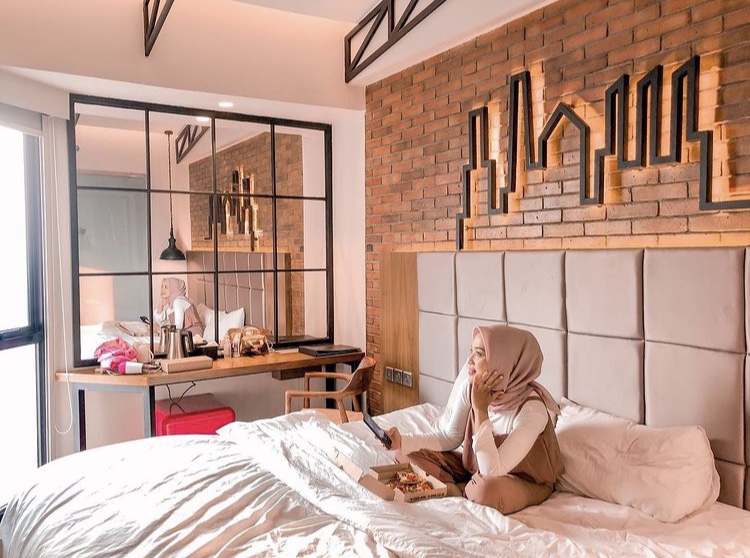 kamar di Hotel Posto Dormire Sumber dari Instagram @jejesikaa