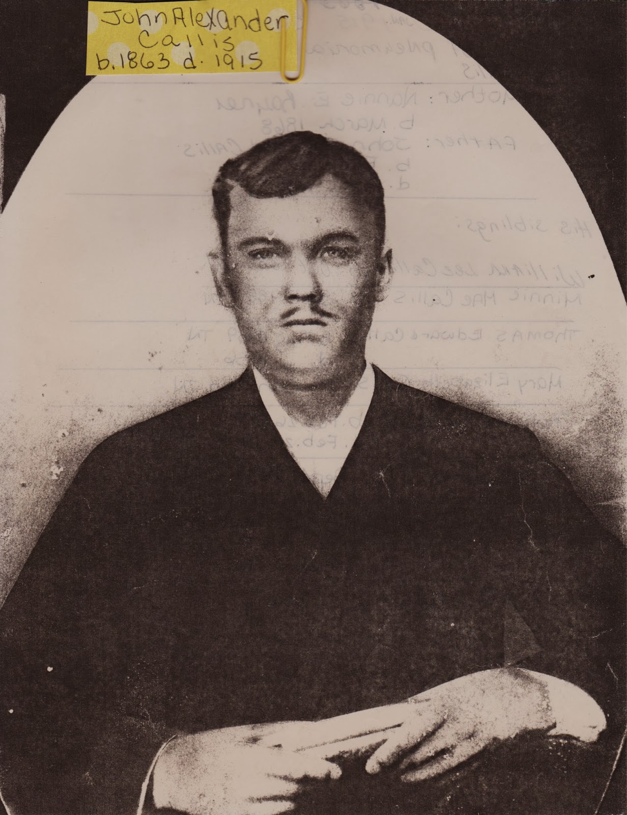 Family History in Tennessee Callis Warren 2nd Generation FAMILY