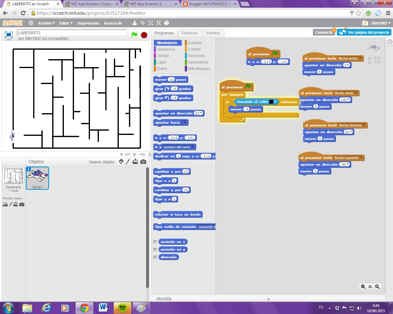 INFORMATICS GUILLERMO BERNARDO 4ºD: junio 2015