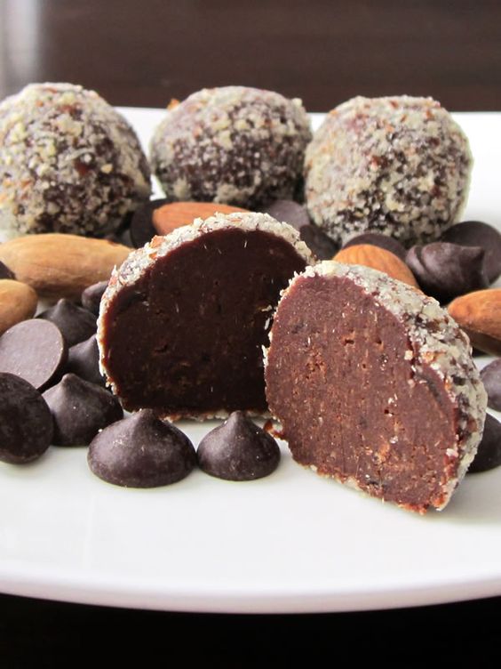 Healthy DairyFree ChocolateAlmond Truffles Cooking Classy