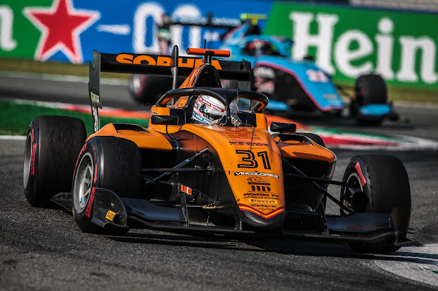 Monza (ITA) SEP 04-6 – Italian Grand Prix at the Monza Eni Circuit. Sophia Floersch #31 Campos Racing © 2020 Diederik van der Laan / Dutch Photo Agency