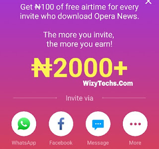 Opera news free airtime