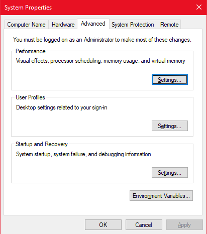 Settings Virtual RAM untuk Ringankan Kinerja RAM Windows 10