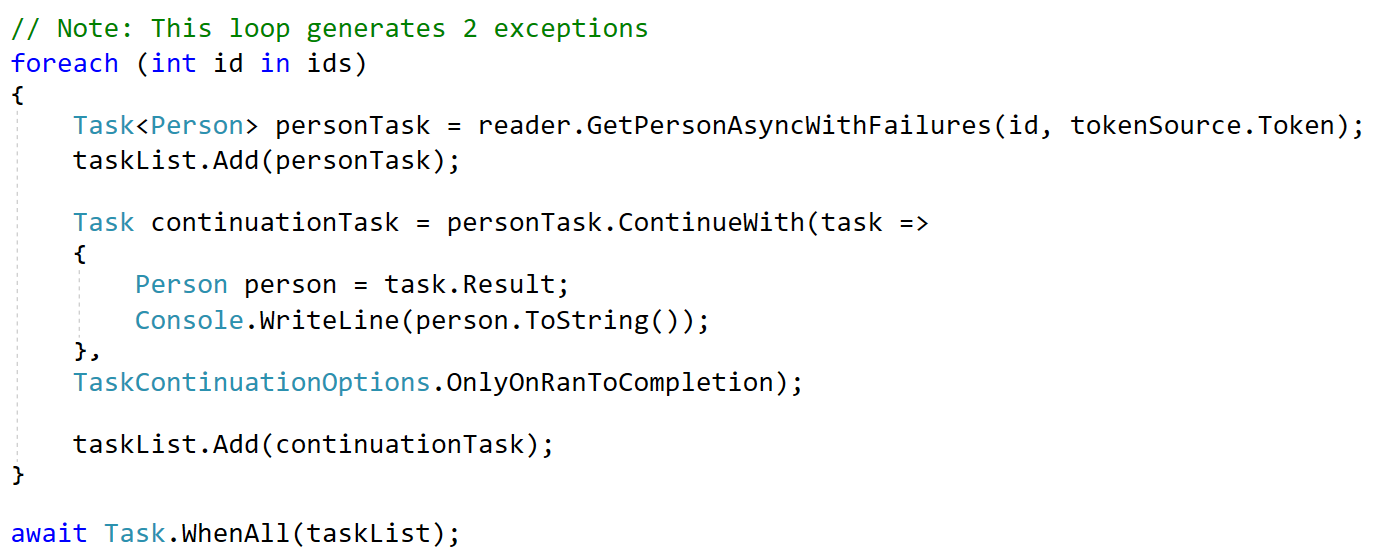 Task Whenall Example , Chaining tasks using continuation tasks – UHEDM