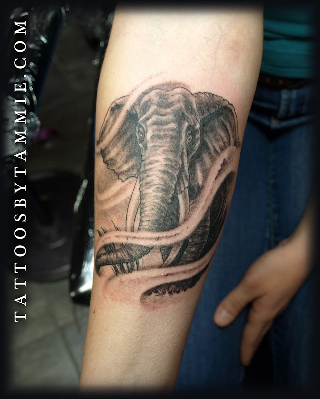 Elephant tattoos For Women title=