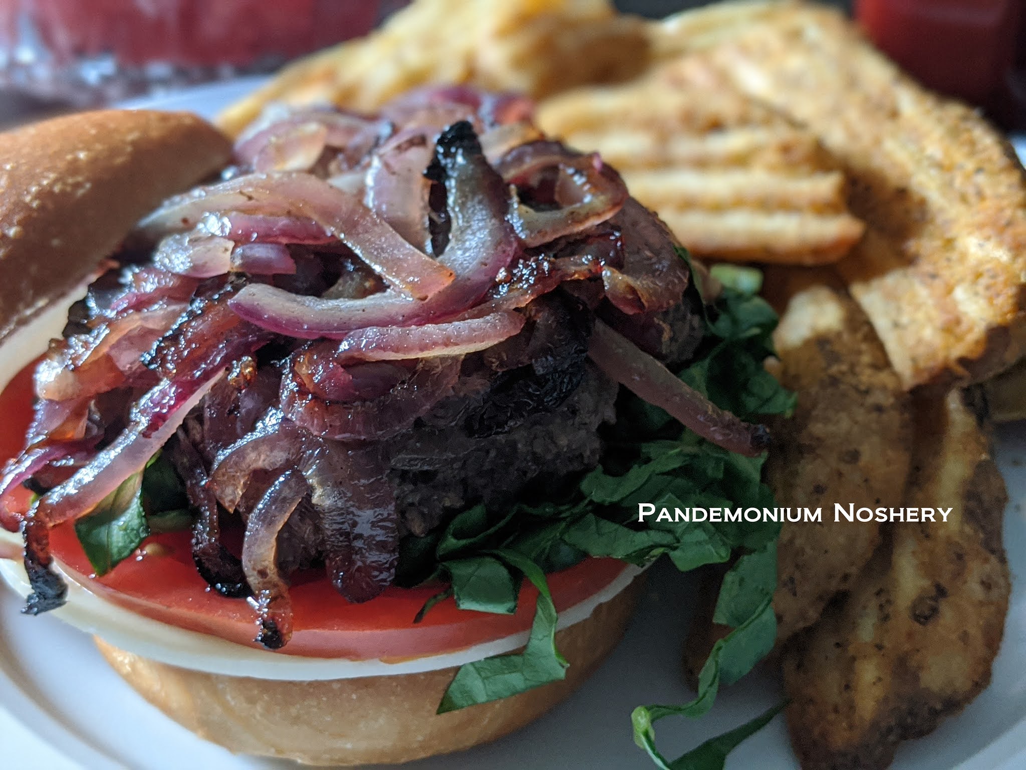 Okie Style Grilled Onion Burger