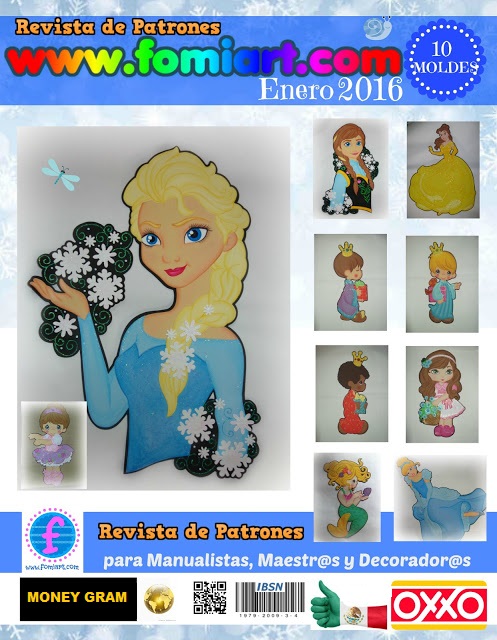 Revista de Patrones # 13 incluye 10 diseños (4 princesas)