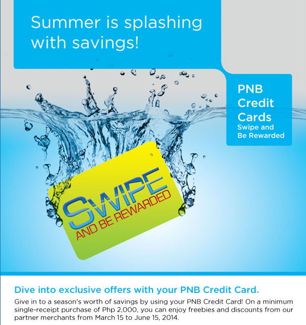 Manila Life Swipe and be rewarded! with your PNB credit cards!