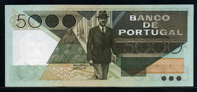 world paper money Portuguese escudo