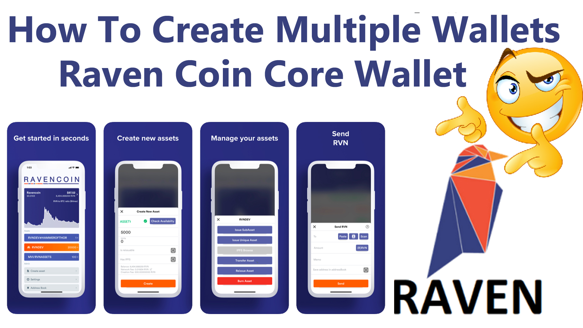 How To Create Multiple Wallets in Ravencoin Core ...