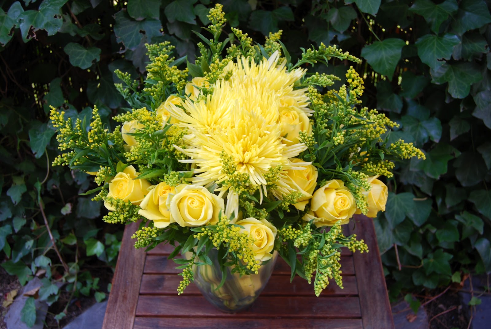 Ard Verdi: arte y decoración floral: Ramo amarillo