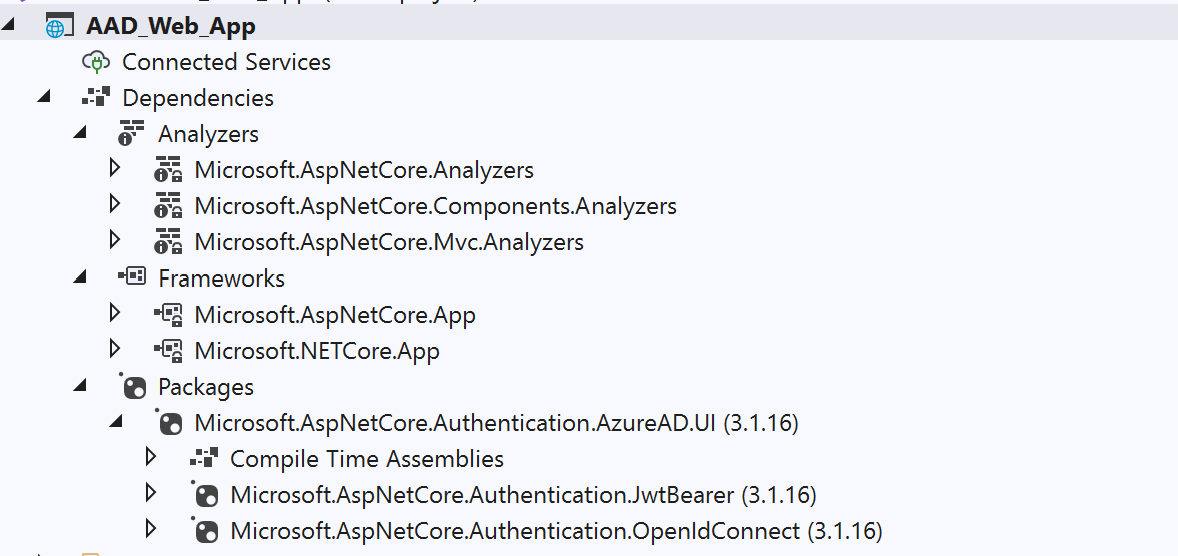 Core How to implement Azure Active Directory (AAD