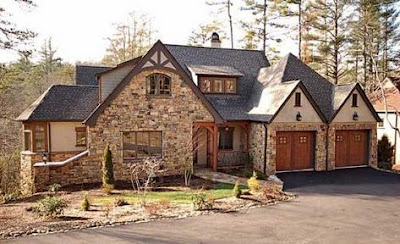 Decoraciones y Modernidades: Modernas casas con fachadas de piedras