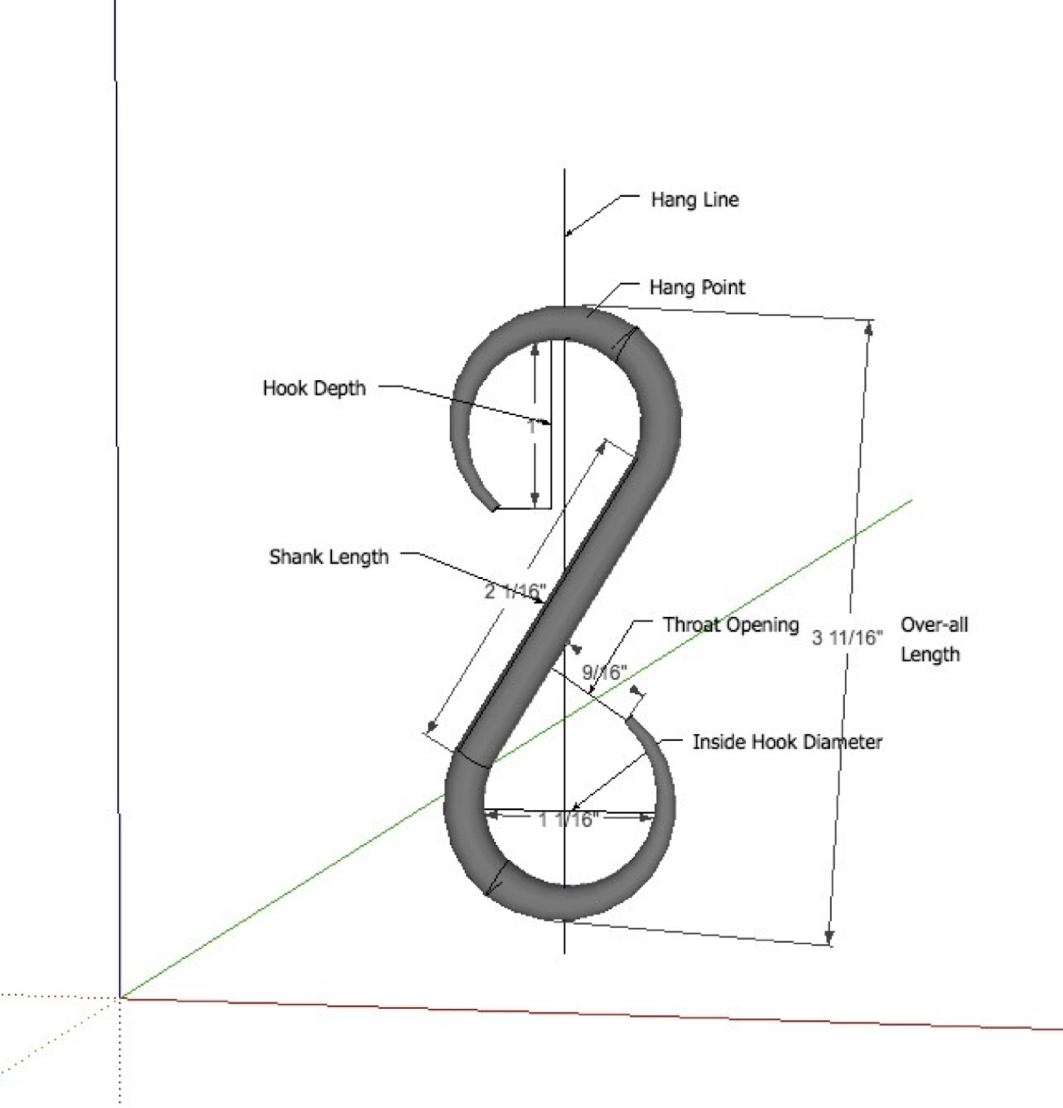 Persimmon Professional Blacksmithing Some S Hook Theory